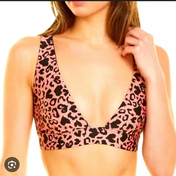 Beach Riot Pink and Red Bikini Set - Picture 2 of 6